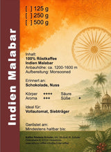 Laden Sie das Bild in den Galerie-Viewer, Logo Indien Malabar